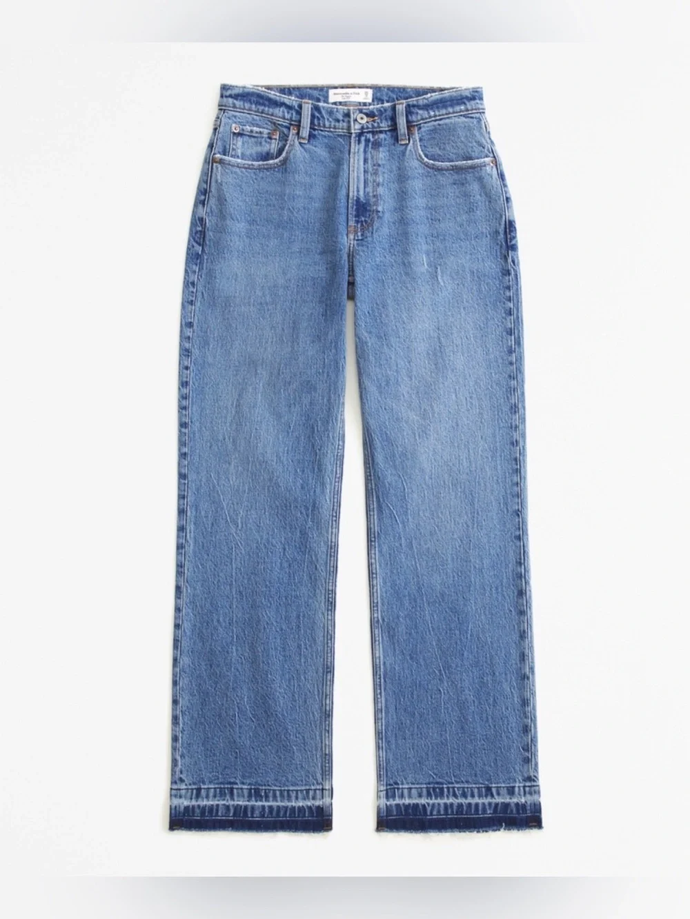 🩵New🩵 Abercrombie & Fitch Low Rise The Baggy Jeans Sz 28 6s